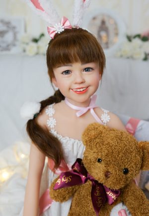 AXB-108cm Tpe 13kg Doll Silicone Head Cherry