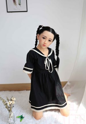 MYLOLIWAIFU-138cm Tpe 21kg Flat Chest Doll Silicone Head Rio