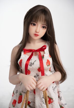 AXB-130cm Tpe 21kg Big Breast Doll with Realistic Body Makeup C46