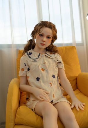 AXB-142cm Tpe 25kg Doll with Realistic Body Makeup A153