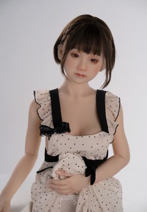 AXB-130cm Tpe 20kg Small Breast Doll with Realistic Body Makeup TC15R