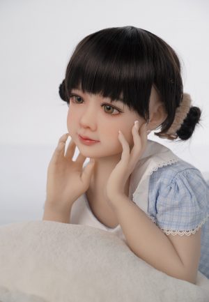 AXB-100cm Tpe 12kg Doll with Realistic Body Makeup TB07R