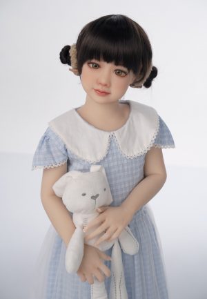 AXB-100cm Tpe 12kg Doll with Realistic Body Makeup TB07R