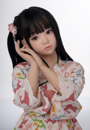 AXB-120cm Tpe 18kg Doll Realistic Body Makeup Silicone Head GB05R