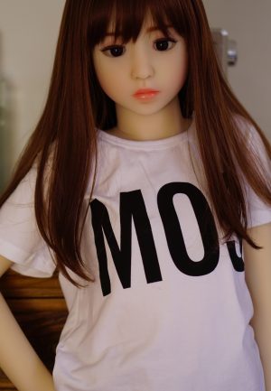 DOLL HOUSE 168-128cm Tpe 16kg Flat Chest Doll Molly