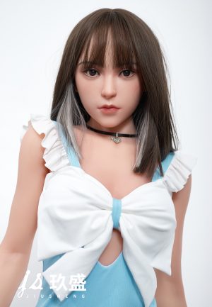 JIUSHENG-148cm TPE 27kg Doll Silicone Head Shino