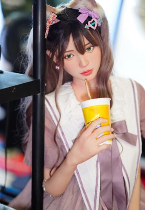 BEZLYA-160cm Tpe 34kg Doll Silicone Head Jin