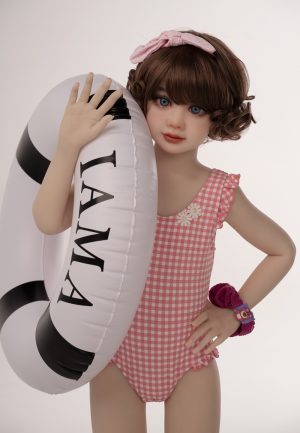 AXB-100cm Tpe 13kg Doll with Realistic Body Makeup TB07R