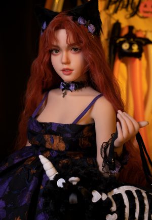 AXB-140cm Tpe 25kg Doll with Realistic Body Makeup Silicone Head GD09