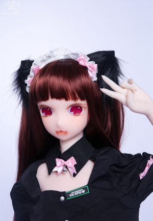 MOZU-120cm Tpe 15kg Doll Silicone Head Chocolate