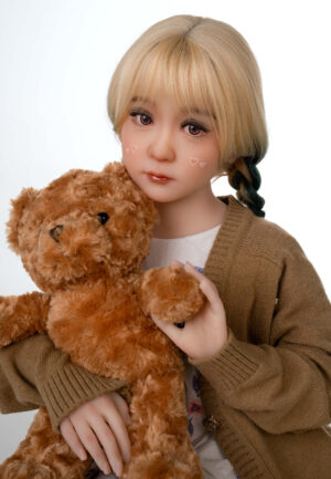 AXB-110cm Tpe 15kg Doll with Realistic Body Makeup TB47