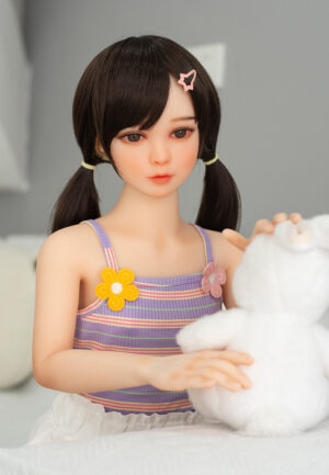 AXB-100cm Tpe 12kg Doll with Realistic Body Makeup ATB26