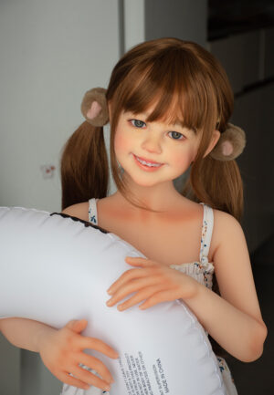 AXB-108cm Tpe 13kg Doll with Realistic Body Makeup Silicone Head AGB33