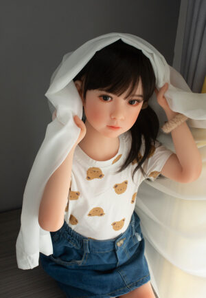 AXB-110cm Tpe 15kg Doll with Realistic Body Makeup ATB06