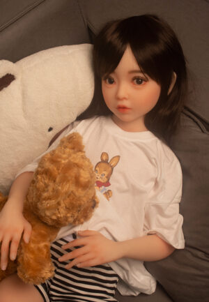 AXB-110cm Tpe 15kg Doll with Realistic Body Makeup ATB58