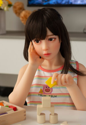 AXB-140cm Tpe 24kg Doll with Realistic Body Makeup TD06