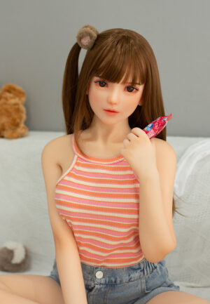 AXB-140cm Tpe 24kg Doll with Realistic Body Makeup TD43R